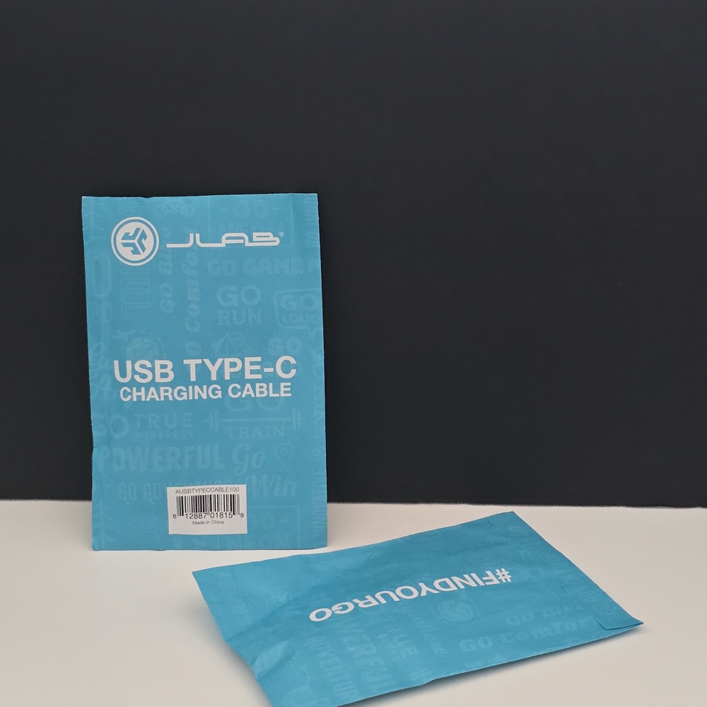 2 JLab Blue USB Type-C Charging Cable